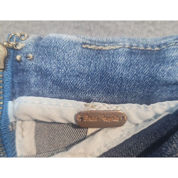 Free People Denim Mini Skirt Women's Size XS - Picture 3 of 3